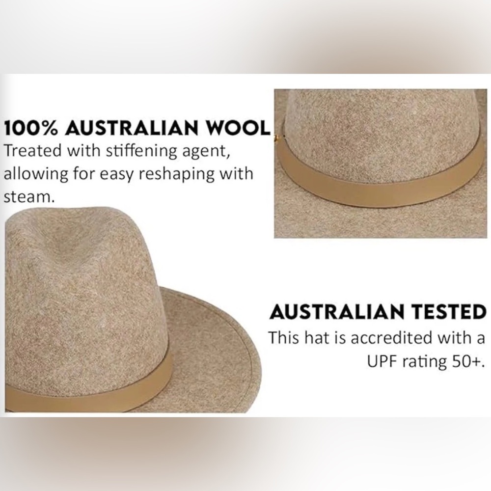 Lack of Color Women's Carlo Mack Wool Fedora Hat - Picture 6 of 6